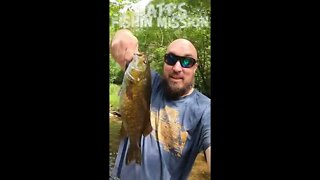 Ohio Smallmouth Creek Fishing (short version)