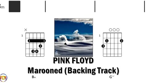 PINK FLOYD Marooned - Backing Track FCN GUITAR CHORDS & LYRICS