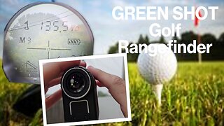 GREEN SHOT Hunting and Golf Rangefinder with Slope PL1000, 1312 yd, 7X Flag Lock, Vibration, Review