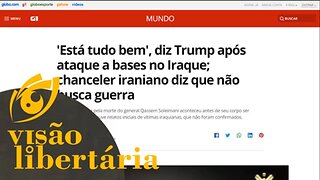 Irã bombardeia bases americanas no Iraque | Visão Libertária - 08/01/20 | ANCAPSU