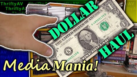 MASSIVE CD/DVD Haul for ONE Dollar! $1 Media Mania!