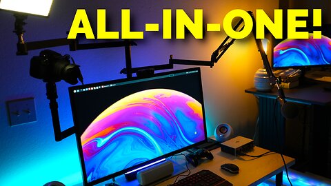 $100 All-In-One Desk Mount Setup! EASY YouTube Studio Setup 🔥 (Ulanzi Desk Mount)