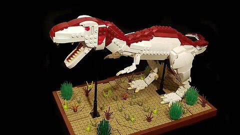 How to Build a LEGO T Rex (Alternate Version)