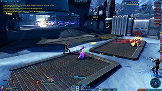Star Wars: The Old Republic - Lightning Sorcerer PvP Full Match on Planetary Cannon Facility