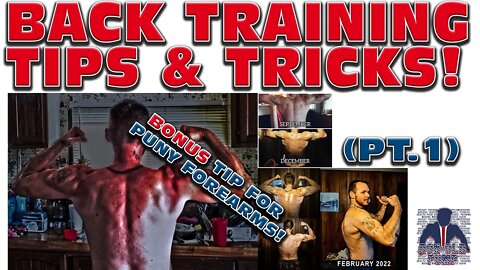 TIPS & TRICKS FOR BIG, DEFINED BACK | BACK WORKOUT w/HACKS | PERFECT ROWS | "BONUS" FOREARM TRAINING