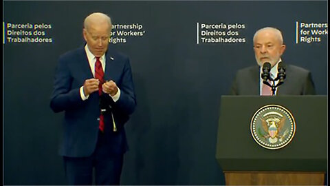 Biden a Disaster at Meeting with President Lula of Brazil