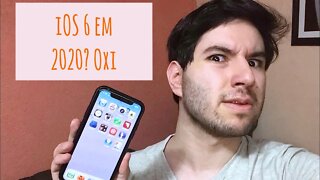 VOLTEI para o iOS 6?? Como mudar os ÍCONES no iOS 14! MUITO FÁCIL e serve pra iPad tb