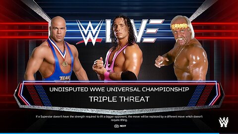 A TRIPLE THREAT BARNBURNER FOR THE UNDISPUTED CHAMPIONSHIP | WWE 2K24 CPU MATCH