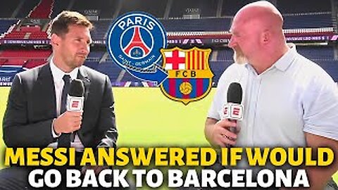 🚨URGENT! MESSI SURPRISED EVERYONE! WILL MESSI RETURN TO BARCELONA? BARCELONA NEWS TODAY!