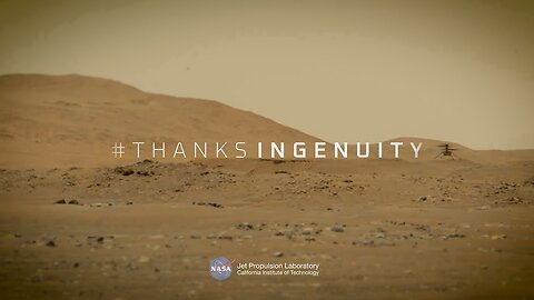 #Thanksingenuity Mars Helicopter