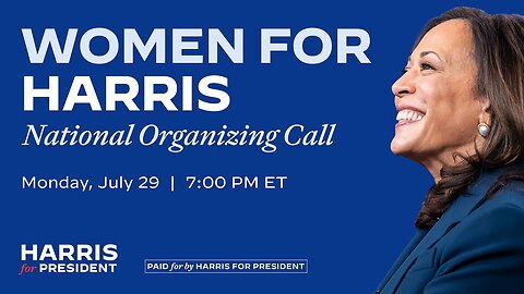 Women for Harris National Organizing Call