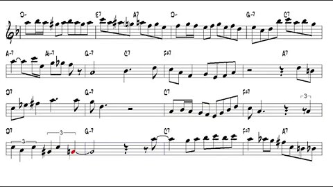 Lullaby Of Birdland George Shearing 1952 solo Tenor Sax