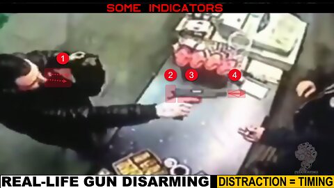 Real-life gun disarming during a robbery | working gun disarm | Real Violence For Knowledge