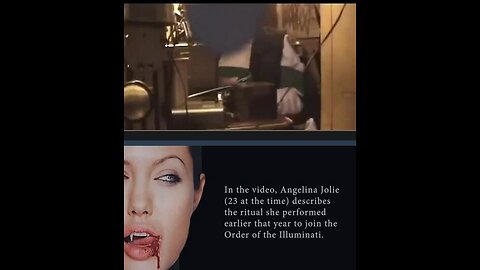 Angelina Jolie - Rituals for joining the Order of the Illuminati.