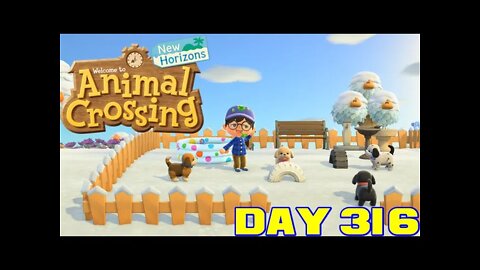 Animal Crossing: New Horizons Day 316 - Nintendo Switch Gameplay 😎Benjamillion