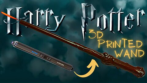 3D Printed Harry Potter Wand │SHOOTS REAL FIRE!