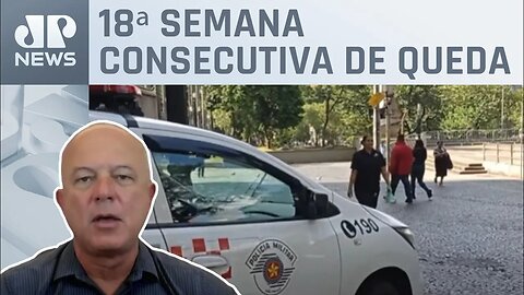 Roubos caem novamente na região central de São Paulo; Roberto Motta comenta