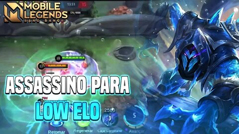 ELE É O MELHOR ASSASSINO PRA ELO BAIXO | HELCURT GAMEPLAY | DO ÉPICO AO MÍTICO S21 #3 | MLBB