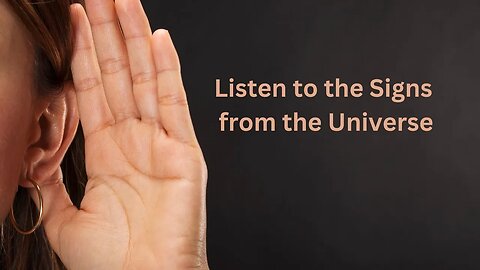 Listen to the Signs from the Universe ∞The 9D Arcturian Council, Channeled by Daniel Scranton
