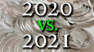 SURPRISING! Silver Unboxing 2020 vs. 2021 | Is the Silver Squeeze Working?