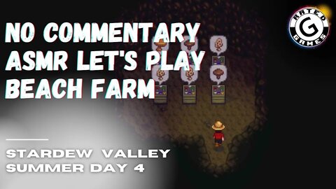 Stardew Valley No Commentary - Family Friendly Lets Play on Nintendo Switch - Summer Day 4
