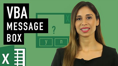How to use the Message Box in Excel VBA (syntax you'll need for msgbox)