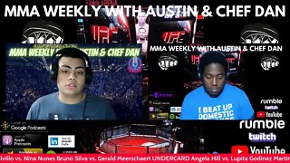 MMA COMBAT SPORTS WEEKLY PODCAST WITH AUSTIN & CHEF DAN 🎙️️UFC SANTOS V HILL REVIEW