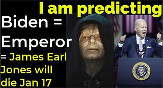 I am predicting: Biden = Emperor Palpatine = James Earl Jones will die Jan 17