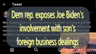 Dem rep. establishes Joe Biden's involvement with son's foreign business dealings-SheinSez 235