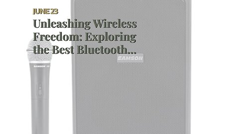 Unleashing Wireless Freedom: Exploring the Best Bluetooth Microphones from Top Rated Electronic...