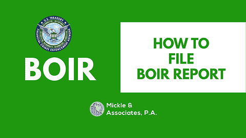 Business Reporting Tips: How to file your BOIR online with FinCEN