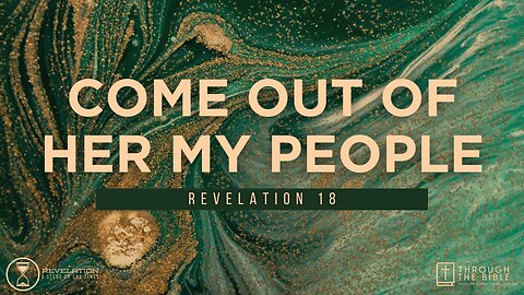 Come Out Of Her My People | Pastor Shane Idleman