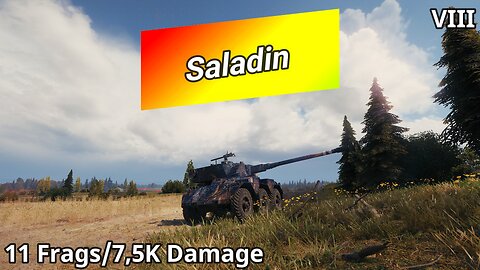 FV601 Saladin (11 Frags/7,5K Damage) | World of Tanks