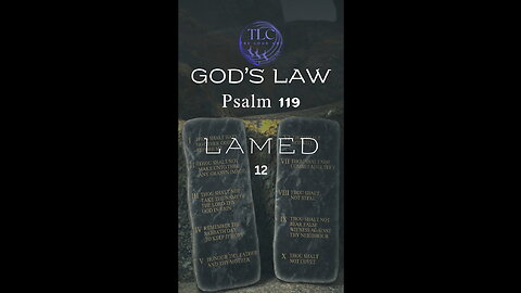 GOD'S LAW - Psalm 119 - 12 - God's unchangeable law #shorts