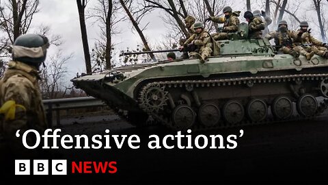 Ukraine 'shifting towards offensive actions' against Russia - BBC News