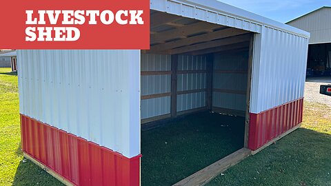 Livestock Shed for 8% Cost of a Pole Barn