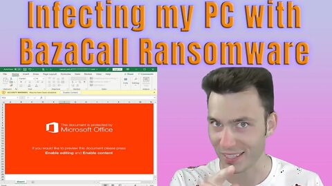 Infecting my computer with ransomware! [BazaCall]