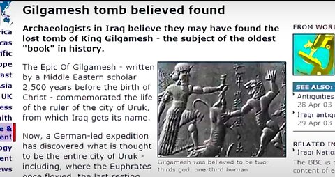 US Gov. Hiding Discovery of Gilgamesh Tomb. Anunnaki, Fallen Angels & Nephilim DNA