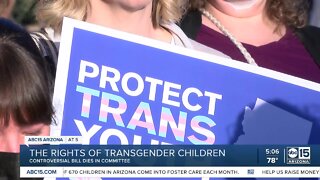 Controversial bill that would ban treatment for transgender teens dies in Arizona committee