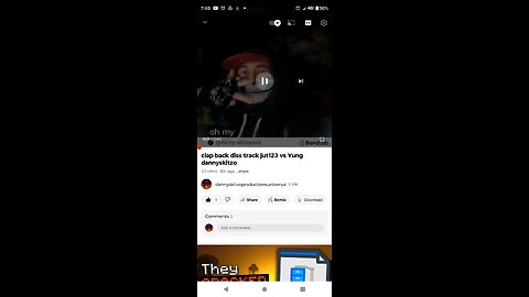 response to jut123 diss track by Yung dannyskitzo