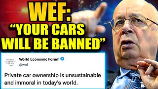 WEF Declares People Have No Right To Own Cars: ‘You Can Walk or Share’
