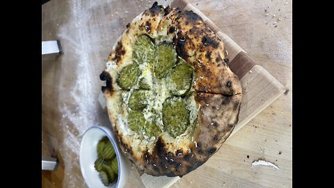 The best Dill Pickle Pizza from scratch!