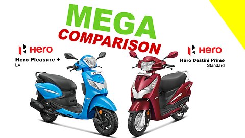 MEGA COMPARISON | Hero Pleasure + vs Hero Destini Prime | Kuch Bhi