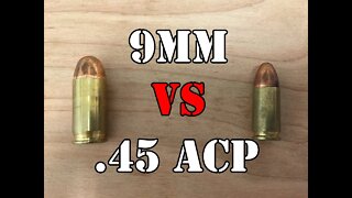 9mm vs .45 ACP... Head to Head