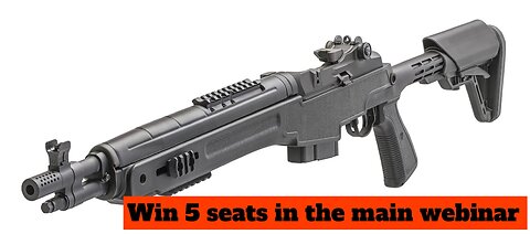 Springfield Armory M1A SOCOM CQB .308 MINI #3 FOR 5 SEATS IN THE MAIN WEBINAR