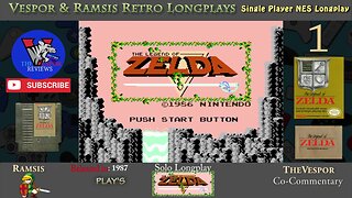 The Legend of Zelda | NES | Full Retro Playthrough and Longplay | Episode #1