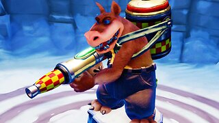 Crash Bandicoot 3: Warped - Dingodile Boss Fight (N. Sane Trilogy)