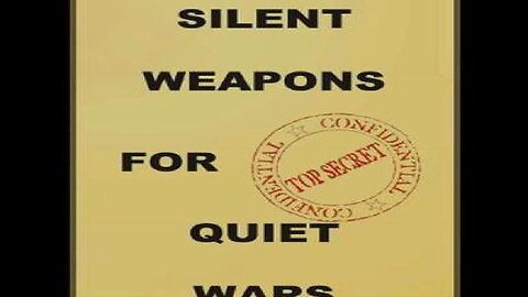 Silent Weapons For Quiet Wars: A History and Full Reading Narrated by Prevailing West