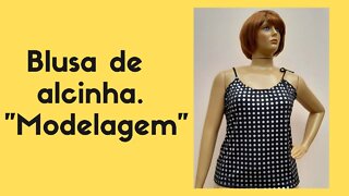 Blusa de alcinha modelagem #shorts