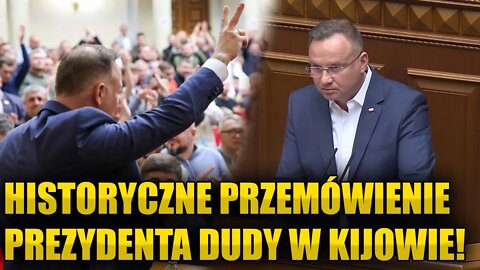 Historyczne przemówienie Prezydenta A. Dudy w Kijowie \\ Polska.LIVE